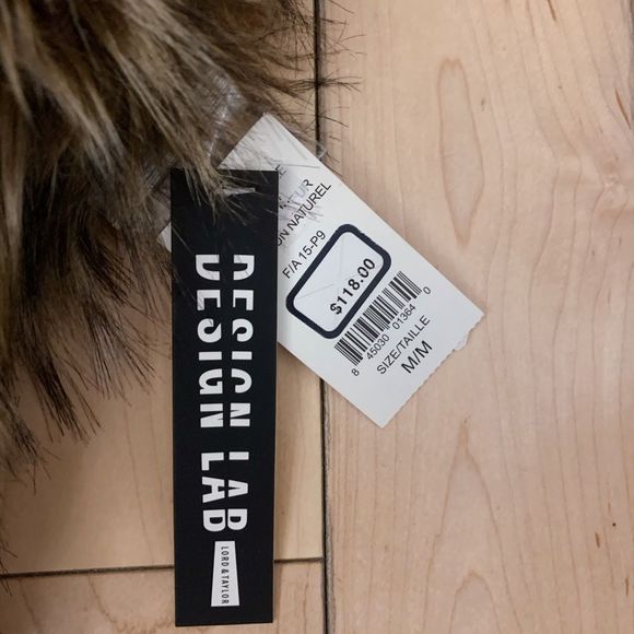 Design Lab Faux Fur Vest- NEW - Picture 4 of 4